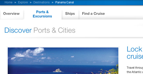 Destinations: Ports & Excursions